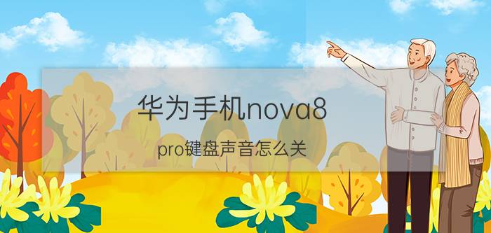 华为手机nova8 pro键盘声音怎么关 华为nova10键盘声音怎么取消？